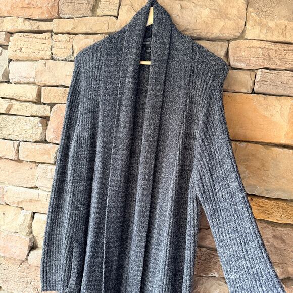 NEW Barefoot Dreams 1X Cozy Chic Lite Open Montecito Gray Duster Cardigan 494 - Picture 9 of 12